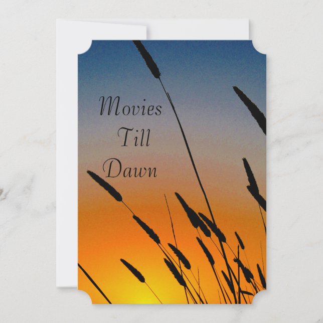 Convite para Noite de Filmes e Jogos (Frente)