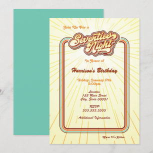 Convite para Noite dos Anos Setenta