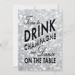 Convite para Noivado de Glam Hollywood