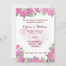 Convite para noivados