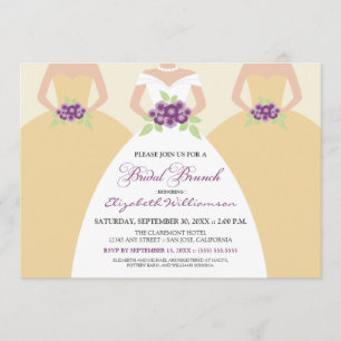 Convite para noivas e damas de Bridesmaids Bridal