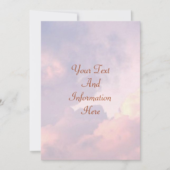 Convite para Nuvens (Frente)