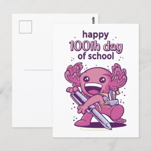 convite para o 100º dia de escola