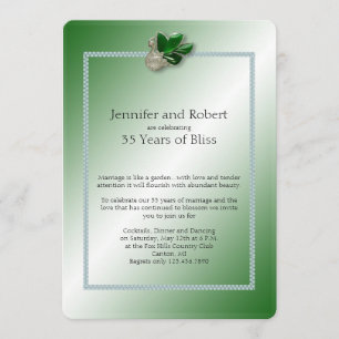 Convite para o 35º Aniversário de Casamento de Jad