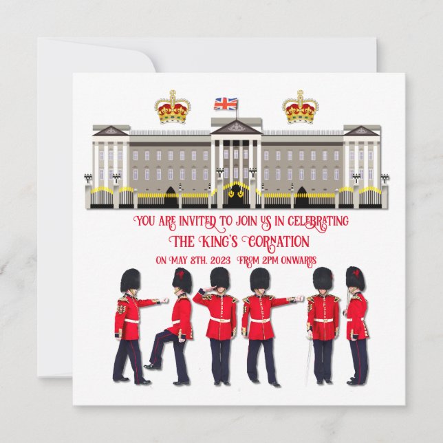 Convite para o almoço de celebração de coroação (Frente)