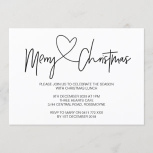 Convite para o almoço de Natal do Convite de festa