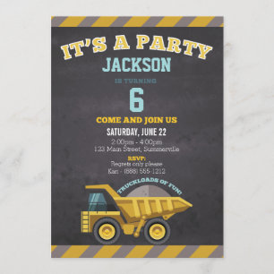 Convite para o Aniversário da Criança (construç