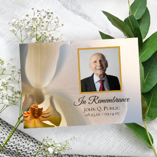 Convite para o aniversário da morte da floricultur