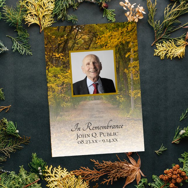 Convite para o aniversário da morte do outono (Criador carregado)