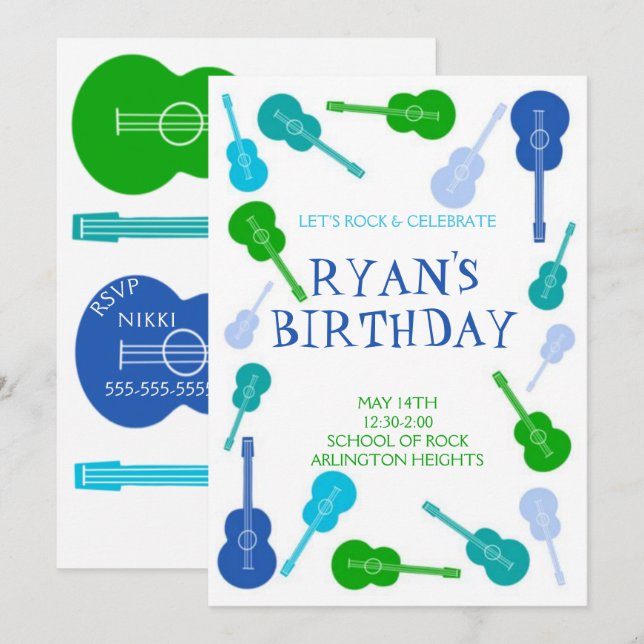 Convite para o Aniversário da Música (Frente/Verso)