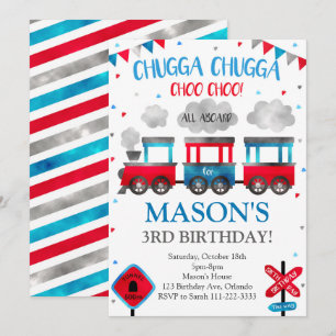 Convite para o aniversário do comboio, Convite pa