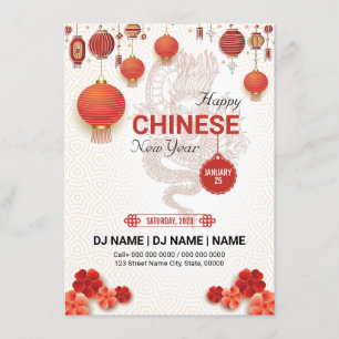 Convite para o Ano Novo Chinês