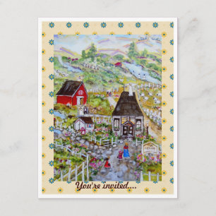 Convite para o aquecimento doméstico da VISÃO DE