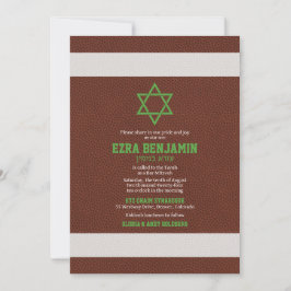 Convite para o Bar de futebol americano Mitzvah