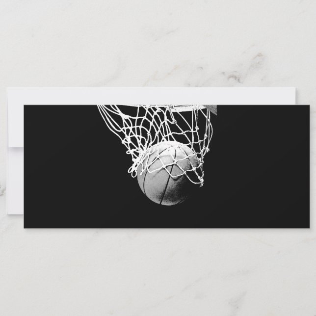 Convite para o basquete - Convidados desportivos (Frente)