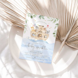 Convite para o bebê de arca de Noah