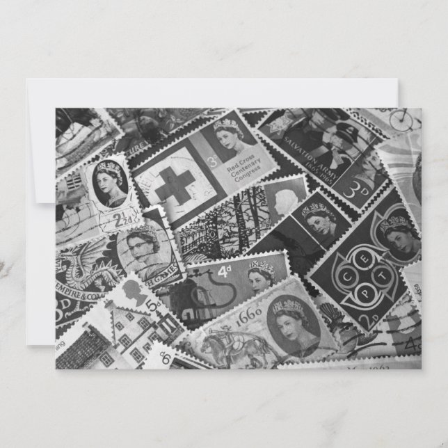 Convite para o British Vintage Stamps (Frente)