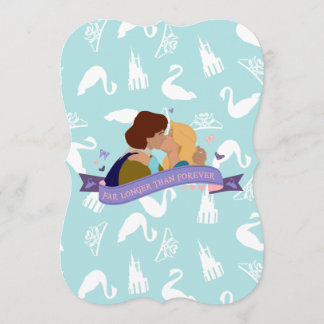 Convite para o cartão de aniversário Swan Princess