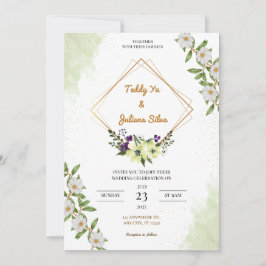 convite para o cartão de casamento, cartões person