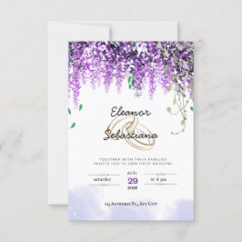 convite para o cartão de casamento dos campos de l