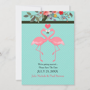 Convite para o Casal de Flamingos