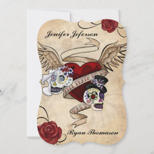 convite para o casamento de halloween