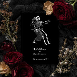 convite para o casamento de halloween