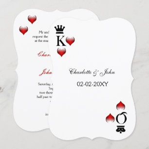 convite para o casamento de Las Vegas