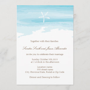 Convite para o casamento de praia ı Starfish & Se