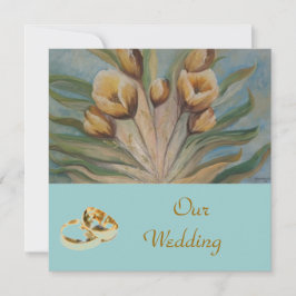 convite para o casamento floral