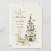 Convite para o Castelo da Princesa