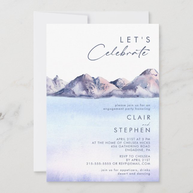 Convite para o Celebrado de Vamos da Montanha de i (Frente)