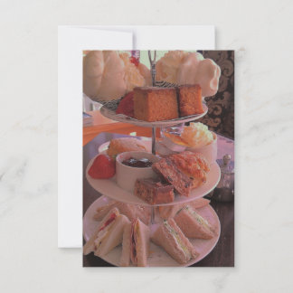 Convite para o chá à tarde