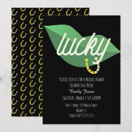 Convite para o Chá de panela do dia de Patrick rua