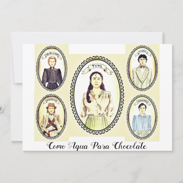 Convite para o Clube de Livro de Como Água Para Ch (Frente)