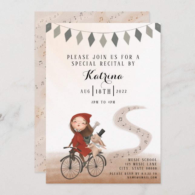 Convite para o considerando da guitarra (Frente/Verso)