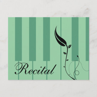 Convite para o considerando Piano