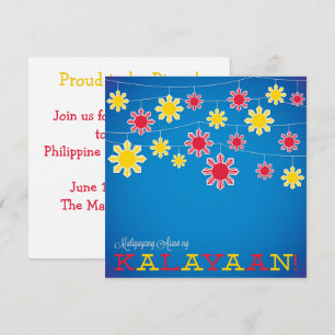 Convite para o Dia da Independência das Filipinas 