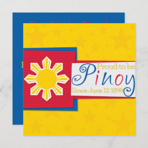Convite para o Dia da Independência de Pinoy Phili