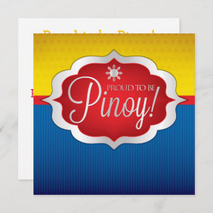 Convite para o Dia da Independência de Pinoy Phili