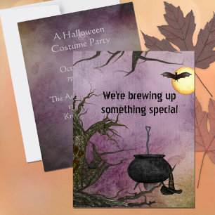 Convite para o Dia das Bruxas