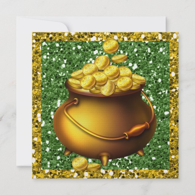 Convite para o Dia de São Patrício (Frente)