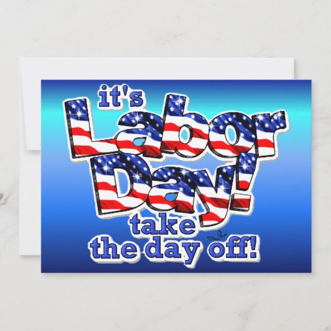 Convite para o Dia do Trabalho (Frente)