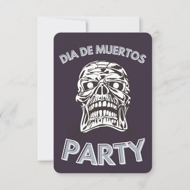 CONVITE PARA O DIA DOS MORTOS (Frente)