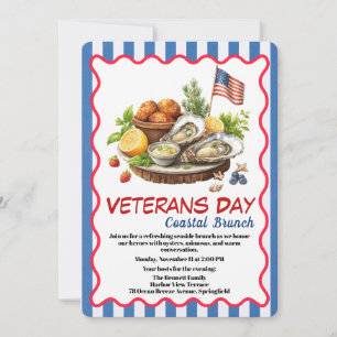 Convite para o Dia dos Veteranos   Celebração de B
