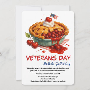Convite para o Dia dos Veteranos   Celebração de T