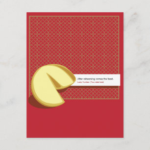 Convite para o ensaio de Cookies na Fortuna Chines