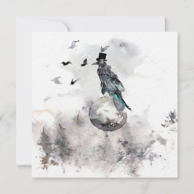 Convite para o Festa de Halloween da Floresta de R (Verso)