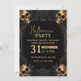 Convite para o Festa de Halloween - Editável