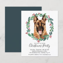 Convite para o Festa de Natal do Cachorro de Germa